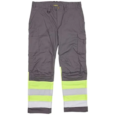 Bild av VARSELBYXA 1564 1811 U SPIKFIC GGRÅ/VARSELGUL D104 Beijerbygg Byggmaterial