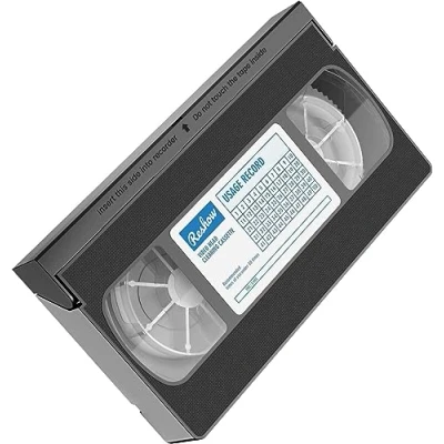 Bild av Reshow VHS videohuvudrengöring för VHS/VCR spelare Torr teknik Ingen vätska krävs Återanvändbar 30 gånger