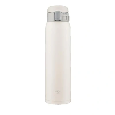 Bild av Zojirushi SM SF60 WM Vattenflaska, Direktdrickande, Öppning med en knapptryckning, Mugg i rostfritt stål, 600 ml (600 ml), blekvit