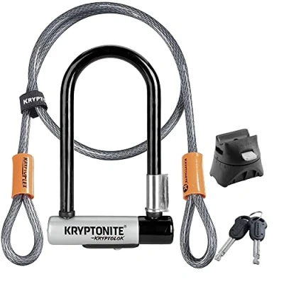 Bild av Kryptonite (001973/001683 antirrobo u kryptolok mini 7 w/flex tambo uye flexframe bracket (82x178) kukiya, grey, grey