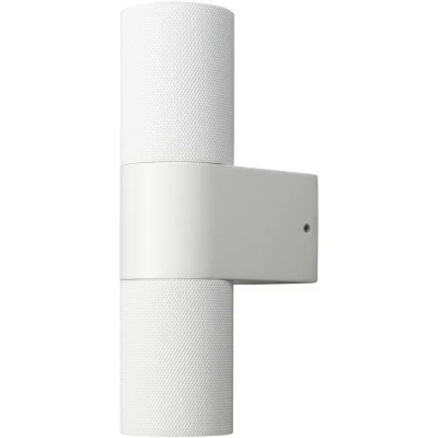 Bild av Konstsmide Temi utomhusvägglampa, vit, bredd 11 cm, aluminium, upp/ner