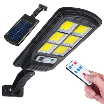 Bild av Maclean MCE446 Solar Street Light med rörelse och skymningssensor IP54 4W 400 Lumen 6500K Fjärrkontroll Lamp Outdoor