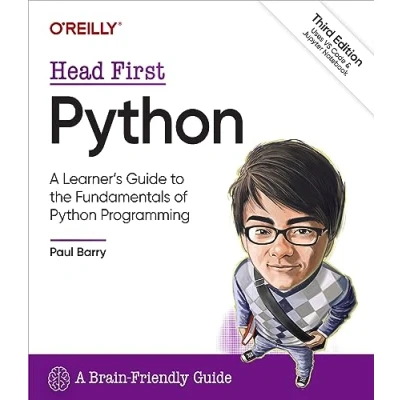 Bild av Head First Python: a Learner&#039;s Guide to the Fundamentals of Python Programming, Brain Friendly