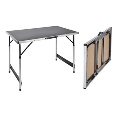 Bild av Haushalt International Fällbart campingbord höjdjusterbart 100 x 60 73 94 cm