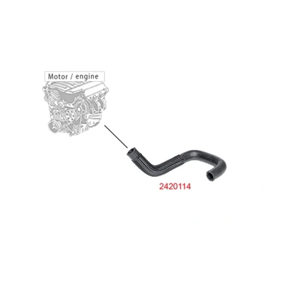 Bild av METZGER 2420114 Durite De Refroidissement EPDM (éthylène propylène diène caoutchouc) FORD: Focus Mk1 3/5 portes, 2, Transit Connect Van