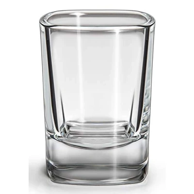Bild av SIXBY (12 stycken) snapsglas 4cl VIVA shotglas set fyrkantig form diskmaskinssäker
