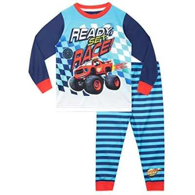 Bild av Blaze and the Monster Machines pyjamas för pojkar, BLÅ, 4 5 År