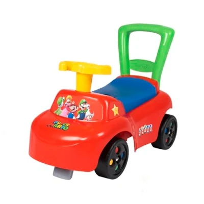Bild av Smoby 7600720543 Super Mario Auto Ride On Sparkbil för Barn från 10 månader och uppåt, Tillverkad i Franrike