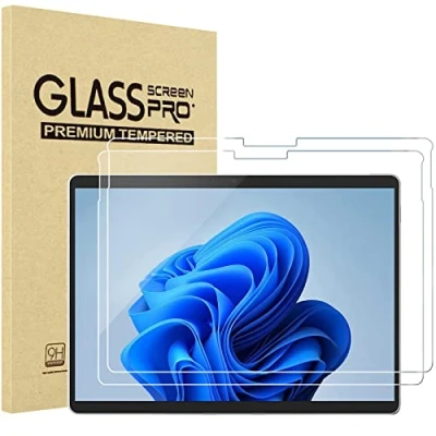 Bild av ProCase 2 pack Skärmskydd för Microsoft Surface Pro 8 / X 13 tum 2021, Härdat Glas Film Skärmfilm Skydd