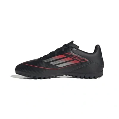 Bild av adidas Performance F50 CLUB TURF Fotbollsskor universaldobbar, Storlek: 46, Core black/iron metallic/lucid red Konstmaterial