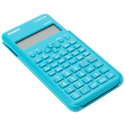 Bild av Casio Fx 220Plus 2 vetenskaplig kalkylator, 181 funktioner, batteriförsörjning, blå, 16,4 cm