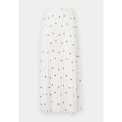 Bild av ONLY Onlmelisa LONG Skirt BOX Veckad kjol, Storlek: Medium, Cloud dancer/black