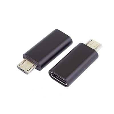 Bild av PremiumCord USB C till mikro adapter, C/uttag 2.0 micro B/kontakt, färg svart