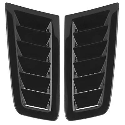Bild av Akozon Car Hood Vent Scoop Kit Luftflödesintag Luftfläktar Motorhuvskydd för Focus RS MK2 Style(Svart)
