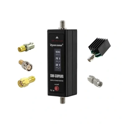 Bild av Mcbazel SURECOM SW 33 Plus VHF/UHF 125 525 MHz Mini RF ström och SWR mätare