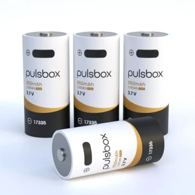 Bild av pulsbox 17335 Li Ion batteri 3,0 V/3,7 V 950 mAh USB C uppladdningsbar integrerat skydd (3,7 4 x batteri)