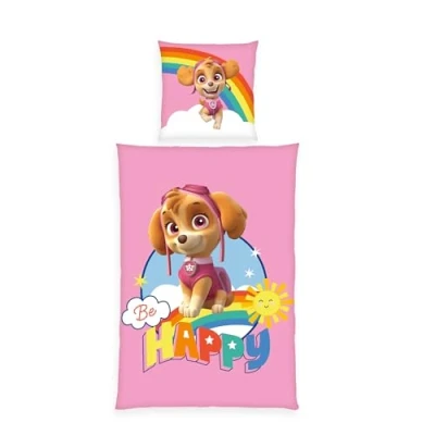 Bild av Herding Sängkläder Paw Patrol, örngott 80 x cm med vändbart motiv, påslakan 135 200 cm, knapplist, 100% bomull