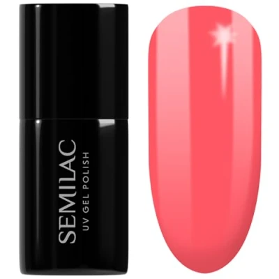 Bild av Semilac Halvpermanent nagellack, 006 Classic Coral, 7 ml