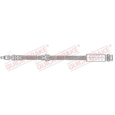 Bild av Bromsslang, framaxel höger, vänster, ford fiesta v, fusion, 1211729, 1426690, 2N112078AB, 2N112078AC