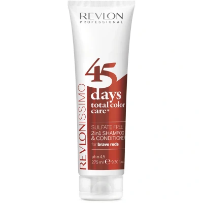 Bild av Revlon 45 Days Color Shampoo &amp; Conditioner Brave Reds 275 ml