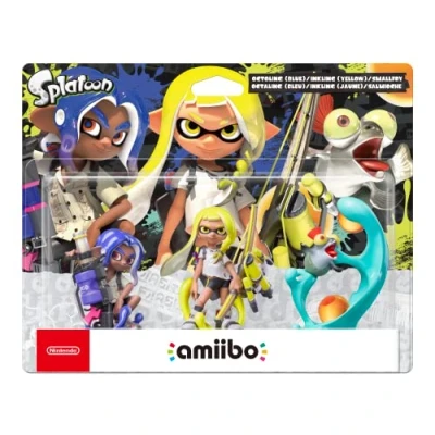 Bild av Nintendo amiibo Octoling, Inkling och Smallfry figurer, Flerfärgad, 3 stycken