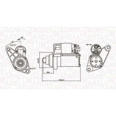 Bild av Startmotor Magneti marelli 063721330010