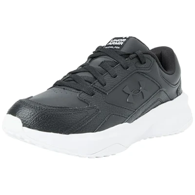 Bild av Under Armour Ua Edge Lthr Sneaker för män, svart vit, 48.5 EU