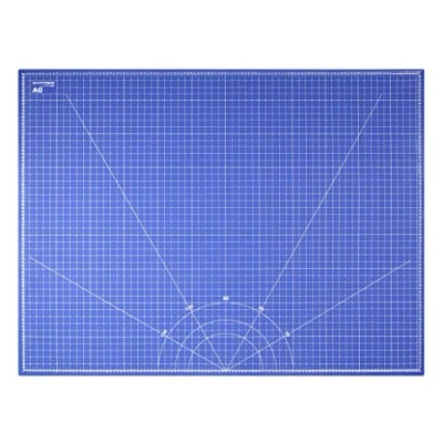 Bild av Snyderline snutderline® skärmatta A0 = 91 x 122 cm, 5 lager, tryckt på båda sidor, självläkande, skärunderlägg blå/svart