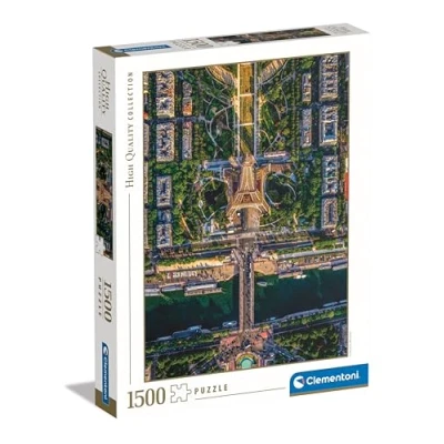 Bild av Clementoni Pussel FlyIng Over Paris 1500 Bitar För Vuxnas 14 99 år, 31708