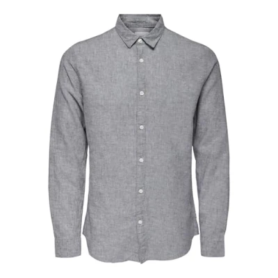 Bild av ONLY &amp; SONS herrskjorta ONSCAIDEN skjorta, klänning blues, M