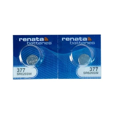 Bild av Renata knappcell SR626SW set för klocka (10 delar), Silver, 2 Count (Pack of 1)