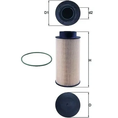 Bild av MAHLE ORIGINAL KX 182D Filtre à Carburant Cartouche filtrante SCANIA: P,G,R,T series, 4 series