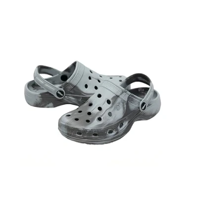 Bild av 2SHOE Träskor och mules barn flickor, unisex skor, halkfria barnsandaler, klassiska tofflor storlek 2136, Grå, 27/28 EU