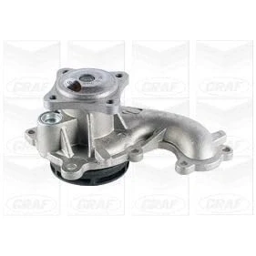 Bild av GRAF PA742 Pompe à eau avec joint d&#039;étanchéite mécanique Fonte pour système dentrainement courroie trapézoïdale nervures FORD: Focus C Max