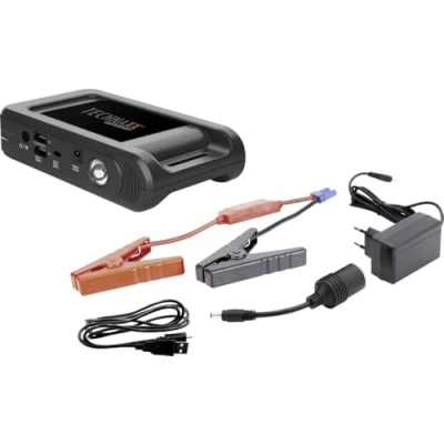 Bild av Technaxx TX 218, 350 A, Svart, Litiumjärnfosfat (LiFePo4), Universal, 12 Ah