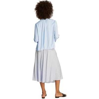 Bild av Tommy Hilfiger V NECK Blouse Blus, Storlek: 42, Breezy blue