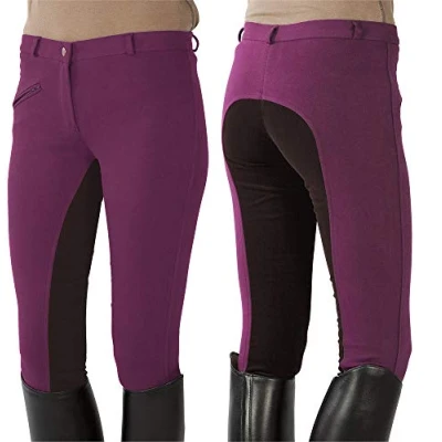 Bild av Pfiff 101197 dambyxor fullsits, full sittbyxor 6 färger, alla storlekar Brown (Fuchsia Brown) 44 (EU)