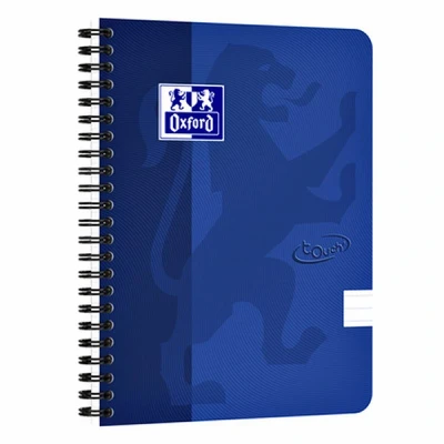 Bild av Oxford touch Notebook A5 ruled 7 mm soft cover twin wire 180 pages