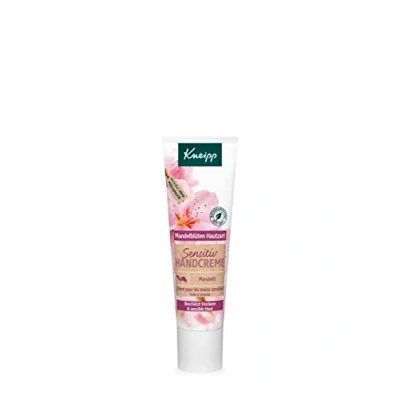 Bild av Kneipp Sensitiv handkräm mandelblommor resestorlek närande lotion med rikt sheasmör, mandelolja och E vitamin naturligt vårdande oljekomplex för torr känslig hud 20 ml
