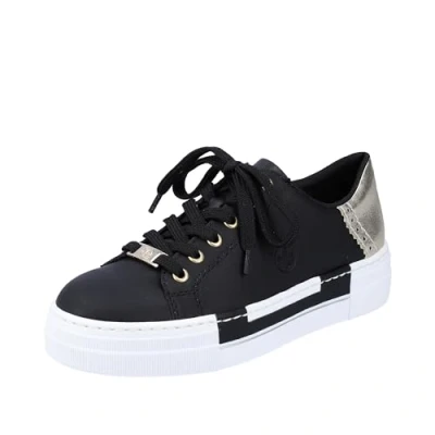 Bild av Rieker dam N4931 sneakers, svart, 42 EU