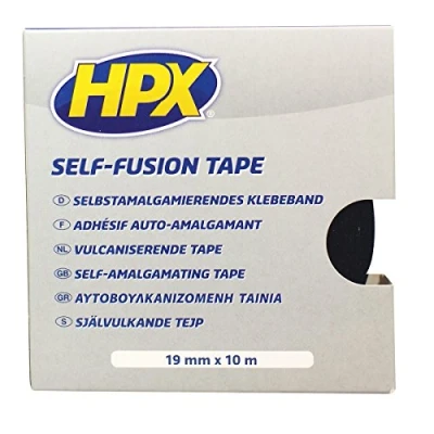 Bild av HPX selv vulk. tape sort 19mm x10m
