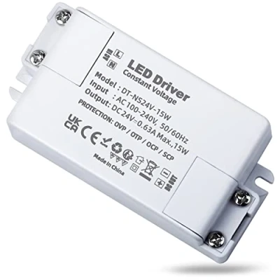 Bild av REYLAX LED Transformator 24V 15W 630mA Drivrutin AC 220V till DC Konstant Spänning Strömförsörjning Förare Adapter för Strip Ljus G4 MR11 MR16 Glödlampor