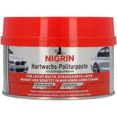 Bild av NIGRIN Hårt vax poleringspasta, renar, slätar ut och konserveras med högkvalitativt karnaubavax, 250 ml
