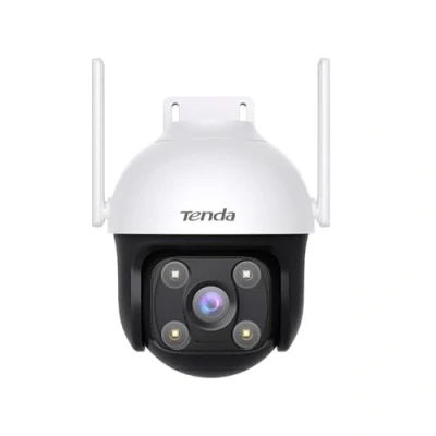 Bild av Tenda Smart WiFi 2,5k 4MP IP kamera utomhus, PTZ säkerhetskamera med Människo /Vehicle Detection, Audio &amp; Light Alert, IP66 Weatherproof, 30m Full Color night vision, 2 way audio, work with Alexa.
