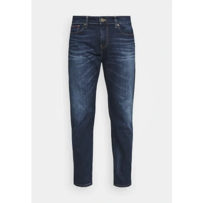 Bild av Tommy Hilfiger Ryan Rlxd Strght Asdbs Jeans för män, Aspen mörkblå stretch, 31W x 36L