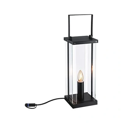 Bild av Paulmann 94318 Plug &amp; Shine LED utomhusbelysning Classic Lantern 40cm 24V IP44 E14 antracit trädgårdsbelysning 1900K