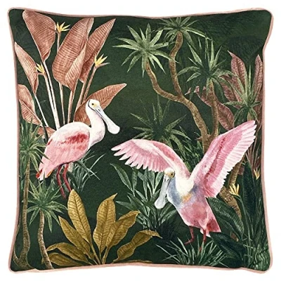 Bild av Paoletti Platalea kuddfodral, polyester, bomull, grön, 43 x cm (PLATALE/CC5/GRE)