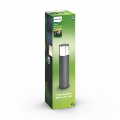 Bild av Philips LED sockellampa Stock i modern lyktdesign