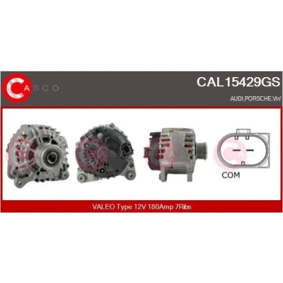 Bild av CASCO CAL10217AS Generator 12V 120A VOLKSWAGEN: Passat B5 Variant, AUDI: A4 Sedan