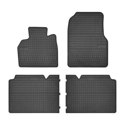 Bild av FROGUM 546870 Ensemble de tapis sol Caoutchouc avant et arrière 4 noir Sur mesure RENAULT: ESPACE
